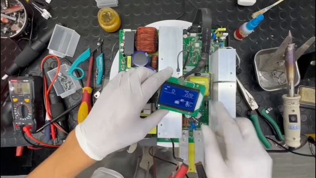 Truco para reparar inversor con error 09 Voltronic