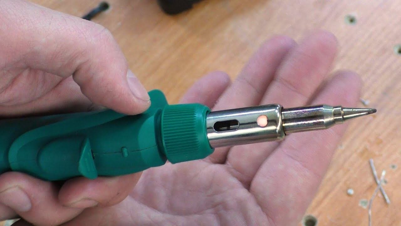 Портативный газовый паяльник для мастерской