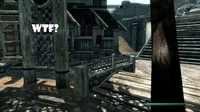 Fun Moments In Skyrim : Giant's Club And The Space-Time Continuum
