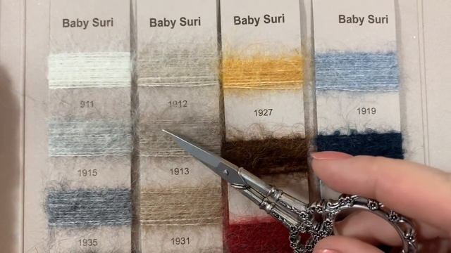Обзор ПРЯЖИ ИЗ АЛЬПАКИ "Baby Suri" с твидовым эффектом / Alpaca Yarn Review