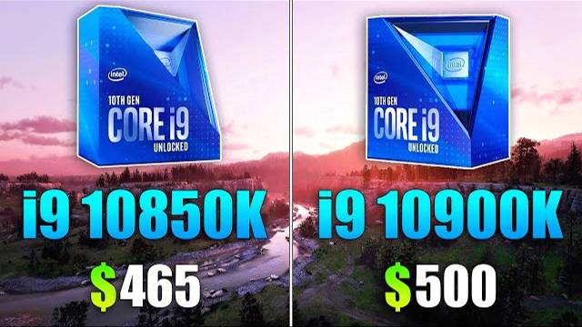 Core i9 10850K vs Core i9 10900K Test in 10 Games