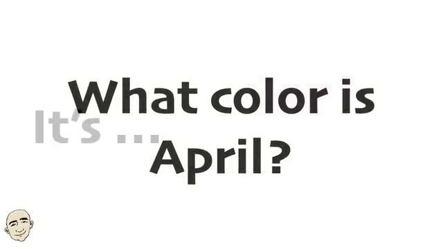 The Months of The Year  Colors Quiz  English speaking practice - Mark Kulek ESL