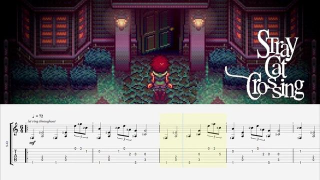 ~Danser avec les Araignees - Stray Cat Crossing~ Fingerstyle Guitar Tab