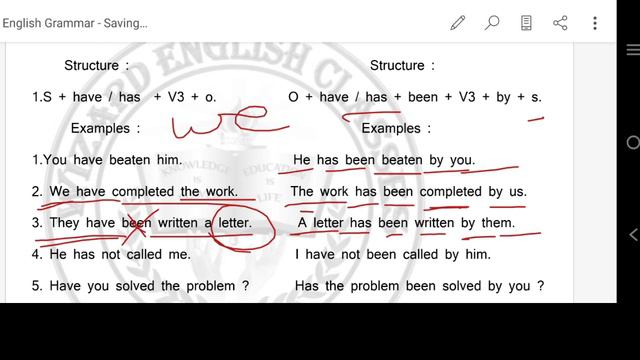 Active To Passive voice Present Perfect Tense By : - Sajiwan Sir. Mission 2024.