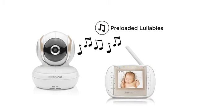 Motorola MBP30A Video Baby Monitor With 3