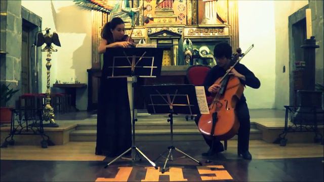 Duo ARtCOS Dialogue Nº 1 Para Violín Y Violonchelo/Andante   B.C Fauconier