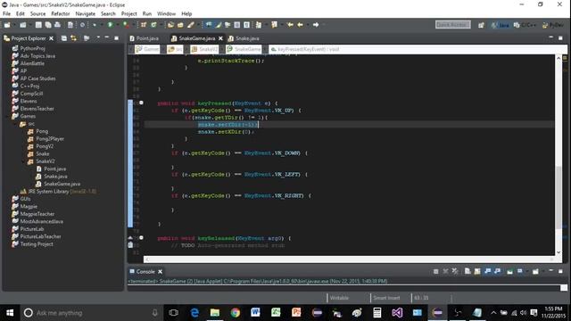 How To Create Snake As A Java Applet