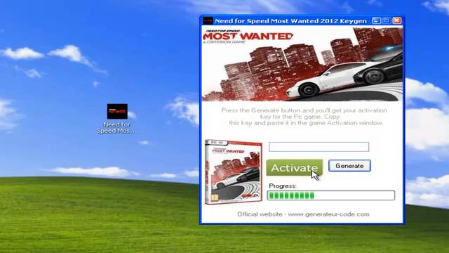 Need for Speed Most Wanted 2012 Générateur code