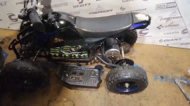 Електро Квадроцикл 800w Тест