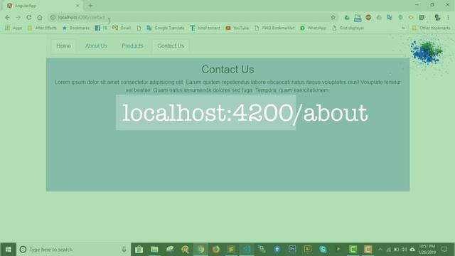 Styling Active Router Link in Angular  | Angular Routes |  Angular 6 Tutorial in Hindi (2019) [#17]