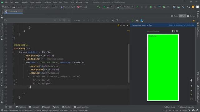 7 - Modifiers - Android Jetpack Compose بالعربي