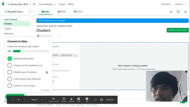 Tutorial MongoDB Bahasa Indonesia 4 - MongoDB Atlas