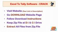 Excel to Tally crack | Excel to Tally import utility crack | Download full software crack version