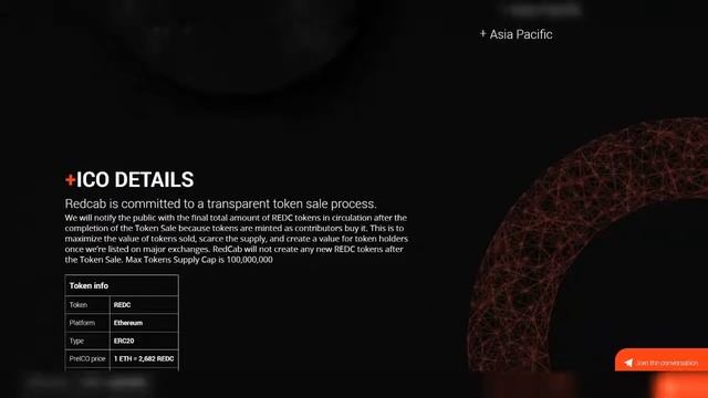 RedCab | Экосистема транспортных услуг, основанная на технологии Blockchain.