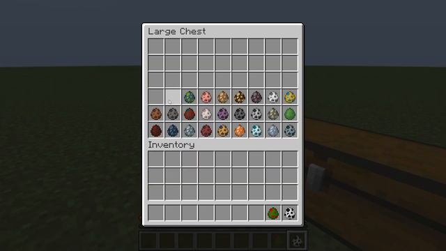 all creepypasta mobs and all minecraft eggs combined?