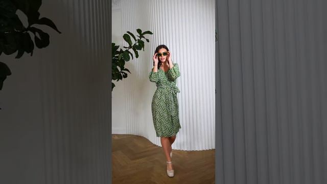 ТРИ ПЛАТЬЯ ИЗ ШИФОНА С ОБЪЕМНЫМИ РУКАВАМИ И ЛЕТЯЩЕЙ ЮБКОЙ + ПОЯС. ЖЕНСКАЯ ОДЕЖДА СПБ #платья #платье