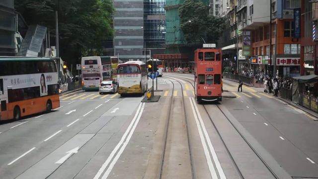 Hong Kong Dingding Tram Trip from Java Road(22W) to Pennington Street(46W)