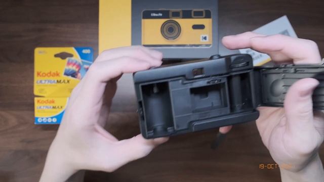 開你個箱 Unboxing 柯達菲林相機Ultra F9 黃色 Kodak Film Camera Ultra F9 Yellow