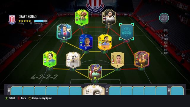 FIFA 21 Fut Draft an insane selection