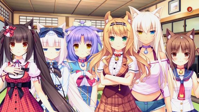 Ласкаю кошкодевочек в NekoPara  ネコぱら