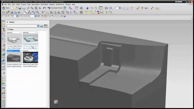 NC PROGRAMMING - Introduction to the new milling enhancements in NX 8.5 CAM