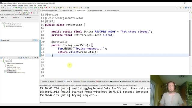 Spring Retry for resilient database or REST API access with simple annotation in Spring Boot.