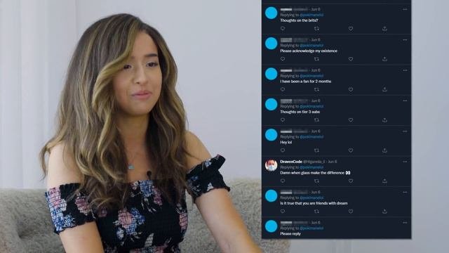 Pokimane reacts to Thirst Tweets