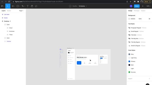 Como diseñar un sidebar dashboard en Figma 2022 | Parte 7