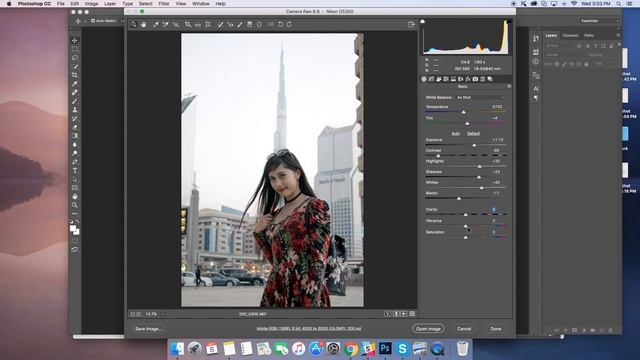 How to edit Camera Raw Image file (NEF) from Your DSLR in Photoshop - Beginners