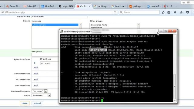 Zabbix Agent installation on Ubuntu