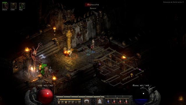 Mephisto Boss Fight | Diablo 2 Resurrected