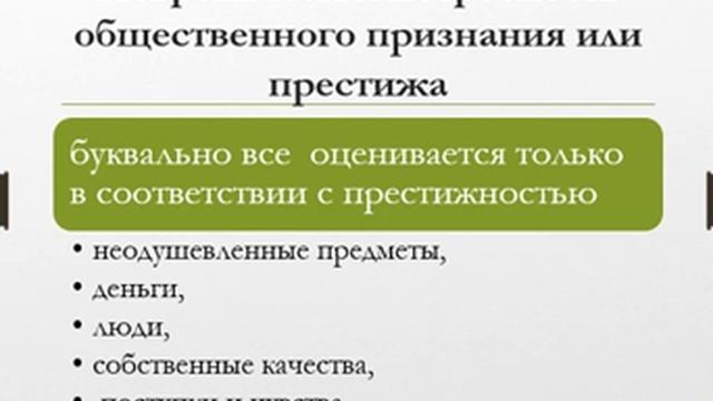 Невротическая потребность в общественном признании и престиже