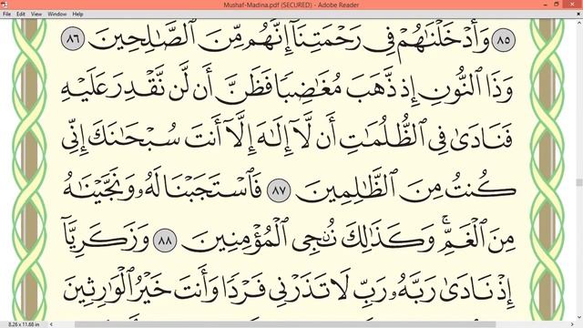 Шейх Айман Сувейд сура 21 Аль Анбийя Al Anbiya стр 329