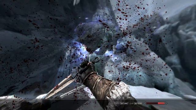 Skyrim SE - Killing Karstaag on Legendary Difficulty (Dagger Only)