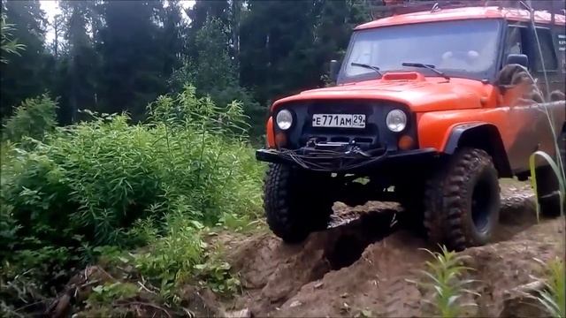 УАЗ 469 на симексах. Поездка на озеро. Бортовой журнал 29.