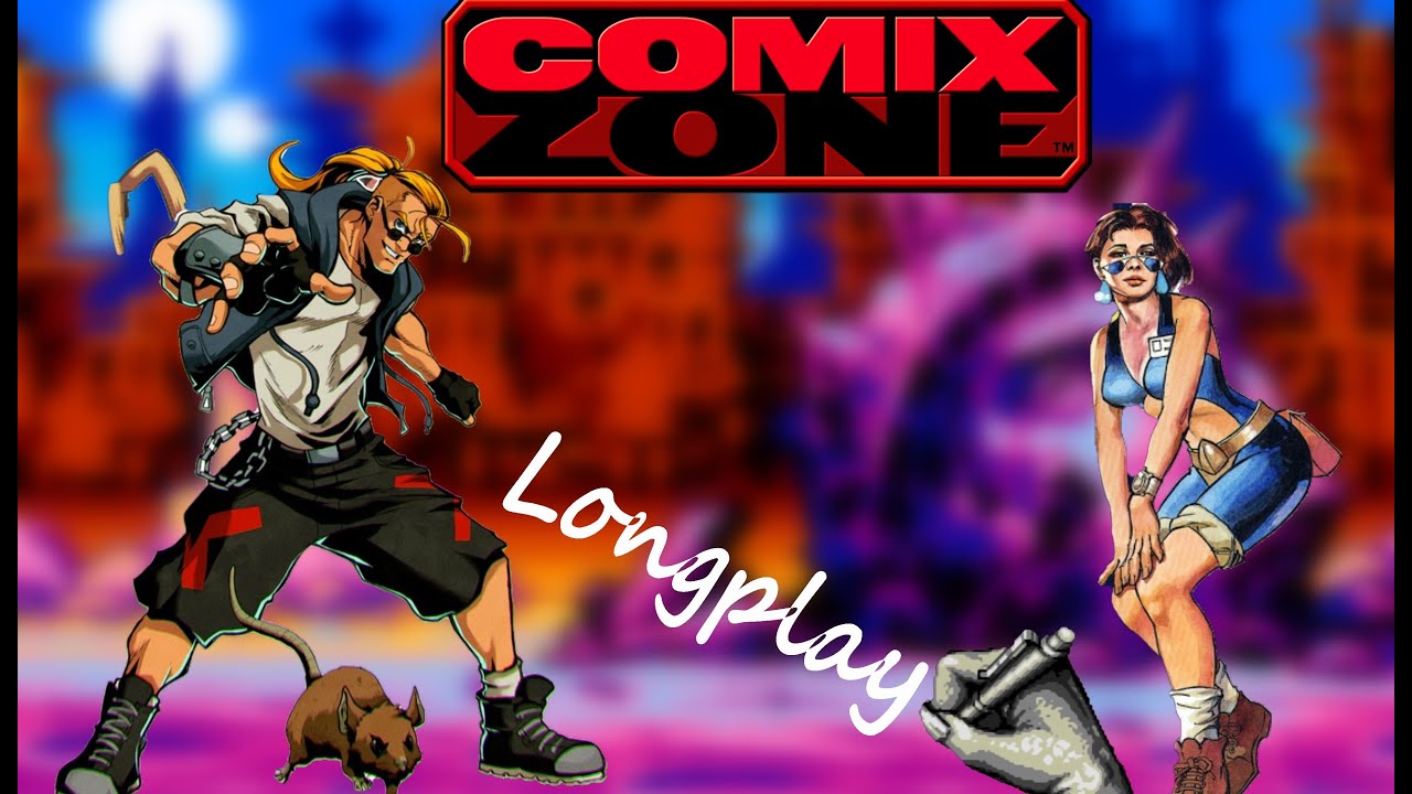 Зона комиксов. Comix Zone. Прохождение.  Sega 16 bit.