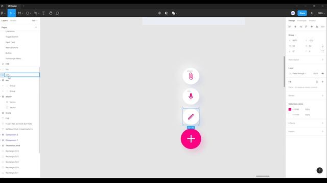 Floating Action Button (FAB) | Figma Interactive Components