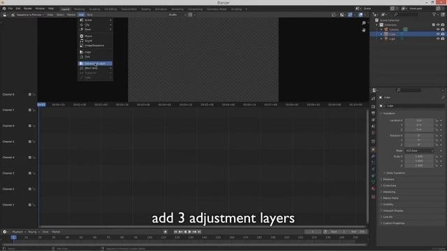 Blender bug: EXCEPTION_ACCESS_VIOLATION adding multiple Adjustment layers then deleting one