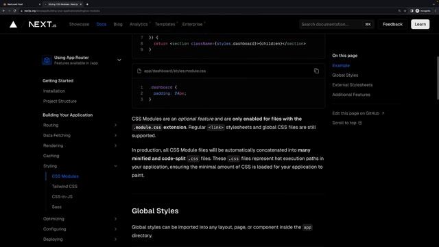 058. Styling NextJS Project Your Options & Using CSS Modules -550K