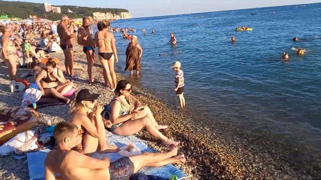 ДИВНОМОРСКОЕ - ПЛЯЖ,МОРЕ.?#дивноморское