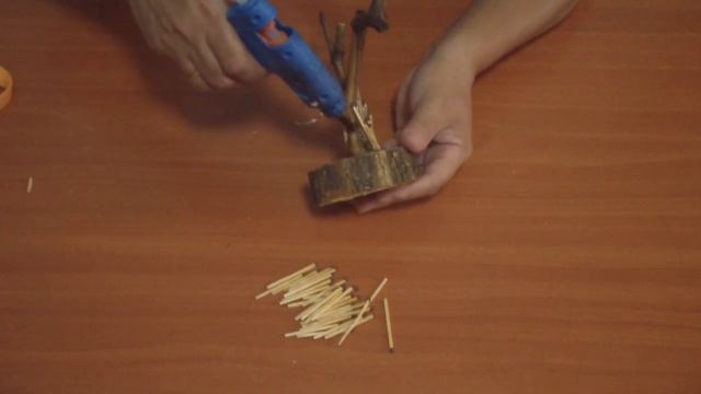 Diy tree from matchsticks * Matchstick crafts / Дeрево из спичек своими руками
