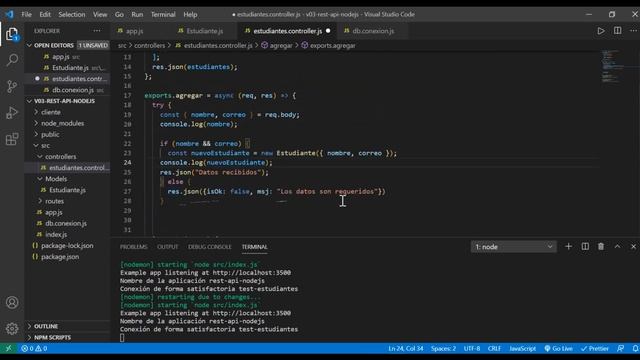 03- Tutorial creación de API REST con Node JS - Express - Mongo DB Tercera parte