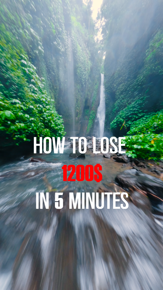 Как потерять 1200$ за 5 мин?! #drone #fpv #дрон #водопад #путешествия #блог
