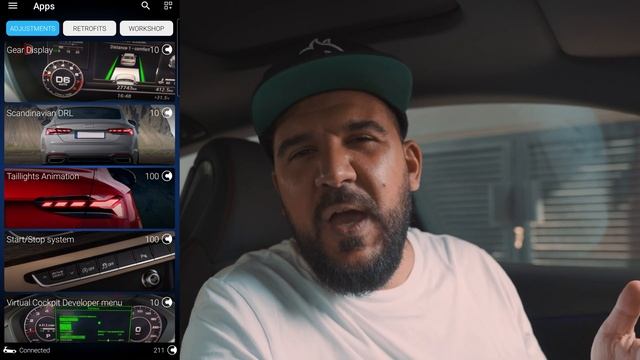 Coding and unlocking hidden features on my 2021 Audi RS5 Sportsback with OBDeleven