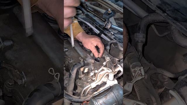 Обслуживание Toyota Allion 2008 г.в. ЛАЙФХАК по снятию уплотнительной резинки катушки зажигания! ч.