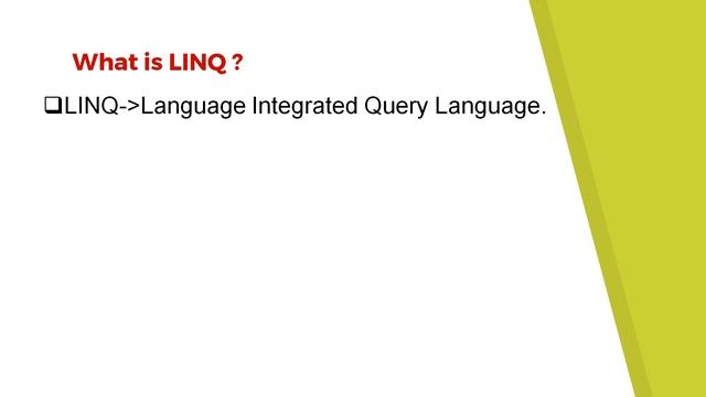 Lecture1 - LINQ Introduction