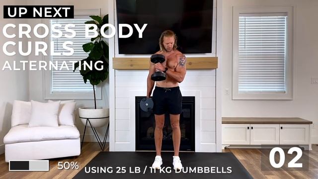 20 Min KILLER Arm and Shoulder Workout | Dumbbell Arm Workout