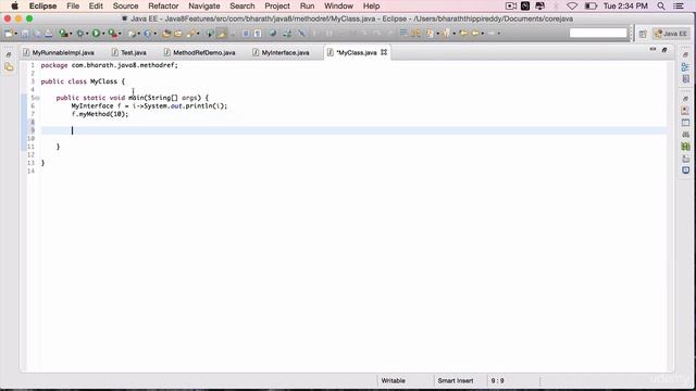 Referencing an instance method in Java8