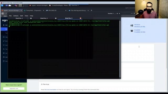 Android Hacking over WAN Remote using Metasploit  Ngrok