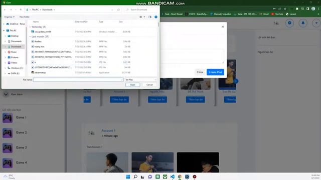 Social network realtime 2T with SEVN stack (Sql(MySql), Express, VueJs, NodeJs)